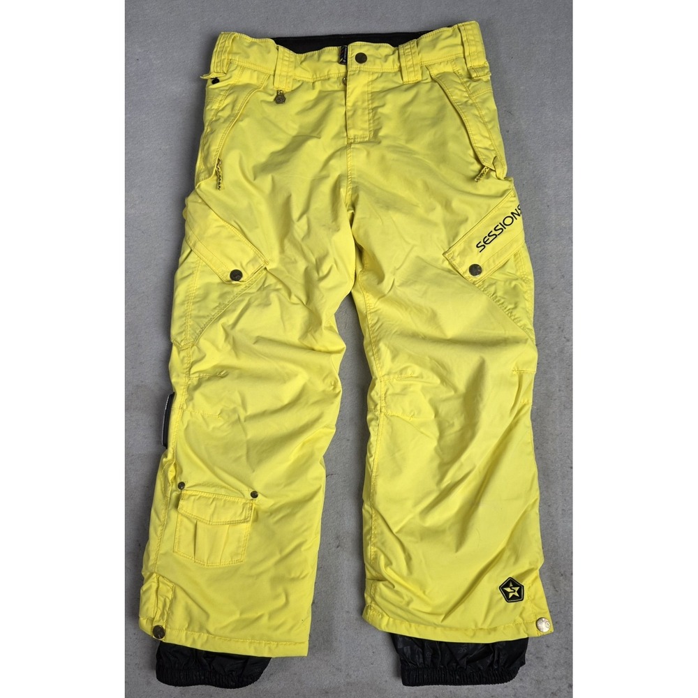 Sessions Deluxe Series w/ RECCO Snowboard Pants Youth MEDIUM Warmth Rating 5